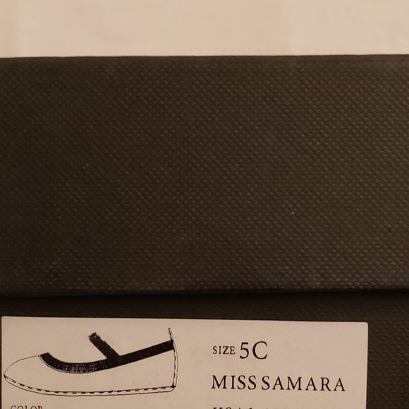 YOSI SAMRA Kids Miss Samara Sparkly Ballet Mary Jane Flat Shoes Size 5C - Picture 7 of 9